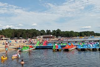 Zalew w Sielpi cieszy się dużą popularnością