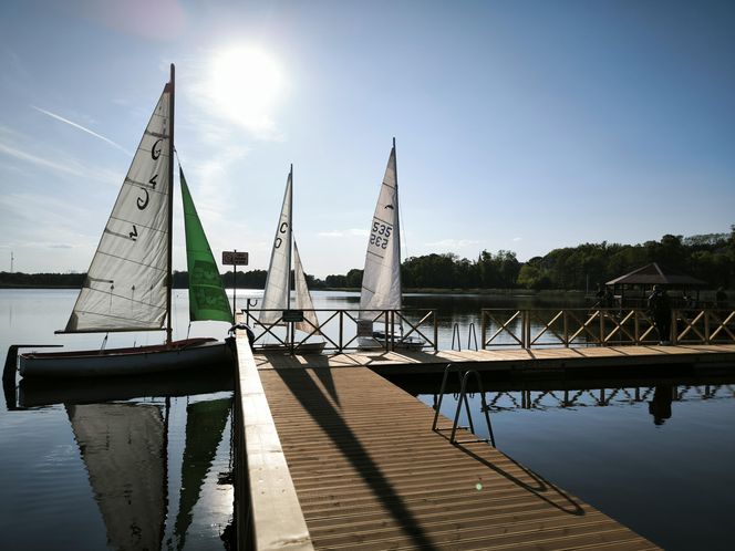 Plaża w Osiecznej przed sezonem letnim 