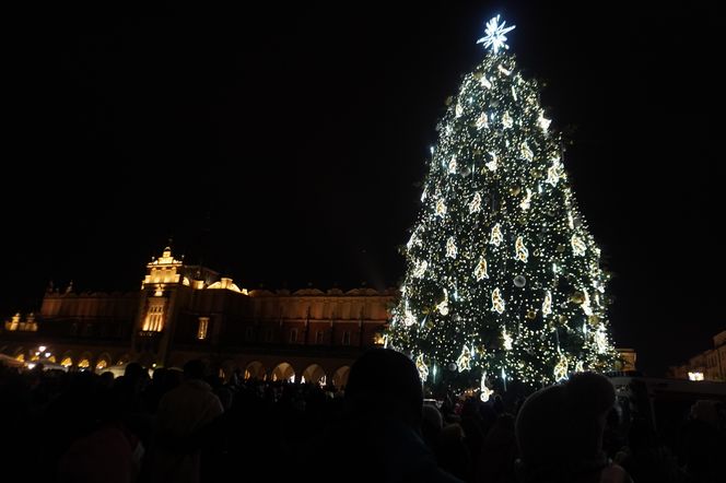 Uroczyste zapalenie magistrackiej choinki na Rynku Głównym - 6.12.2024 r.