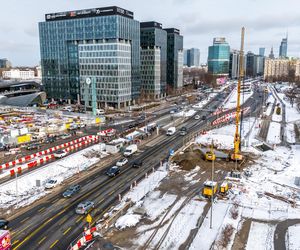 Budowa tramwaju do Dworca Zachodniego w styczniu 2025