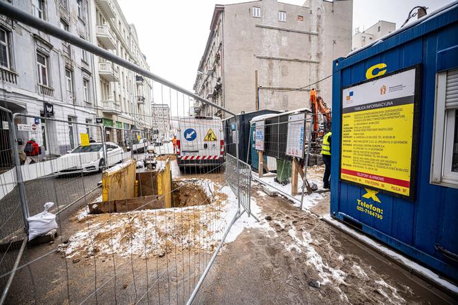 W centrum Łodzi powstają wielopoziomowe parkingi