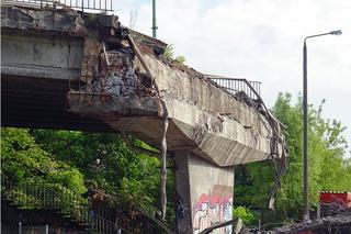 Wyburzanie wiaduktu łączacego Żeromskiego z Lubelską