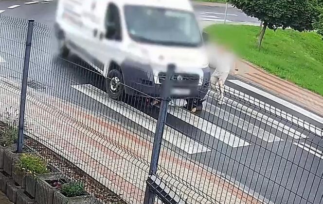 12-latek wpadł wprost pod dostawczaka