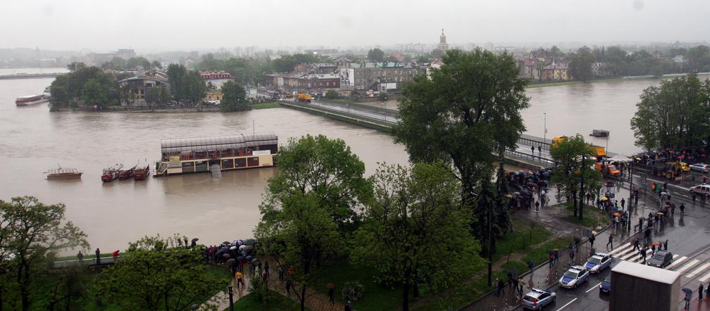 Powódź Kraków, rzeka Wisła