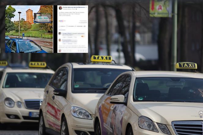 Katolicka taksówka na ulicach Krakowa. Internauci: czy przejazd jest za Bóg zapłać?