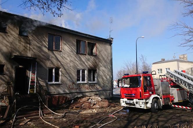 Pożar przy ul. Wrońskiej w Lublinie