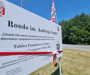 Andrzej Lepper ma swoje rondo. Tak upamiętnili Legendarnego lidera Samoobrony