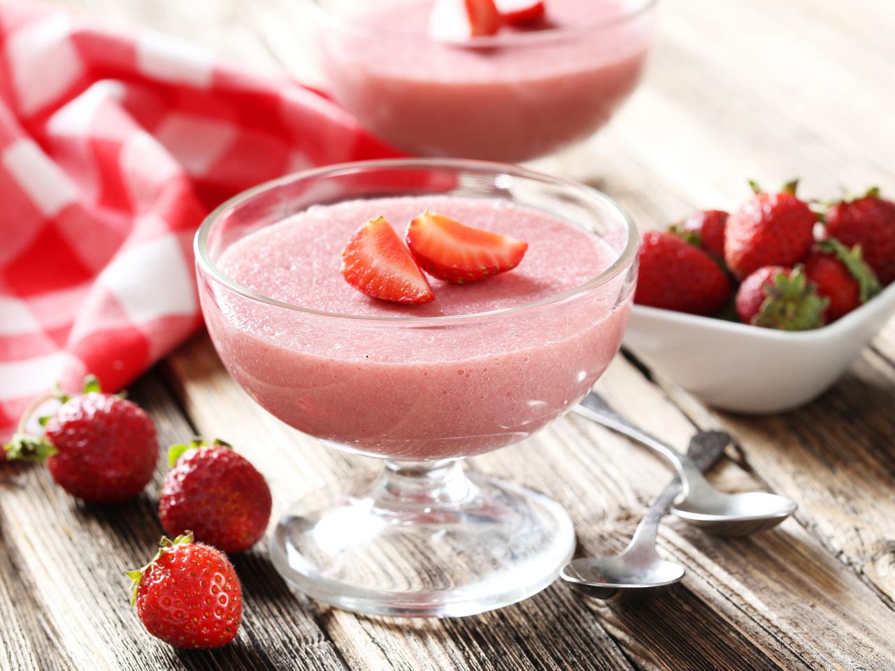 Mus truskawkowy z mascarpone i mlekiem skondensowanym [przepis]