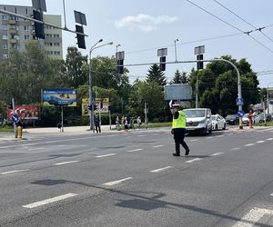 Policjanci sprawdzali swoje umiejętności na najbardziej ruchliwym skrzyżowaniu w Lublinie