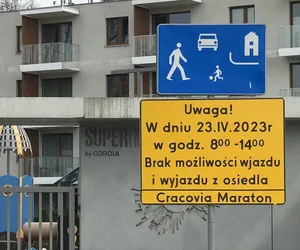 Kraków. Mieszkańcy nie wyjadą z bloku przez sześć godzin? Wszystko przez Cracovia Maraton