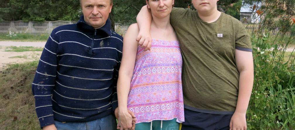 Marek i Katarzyna Kierzkowscy z synem Hubertem