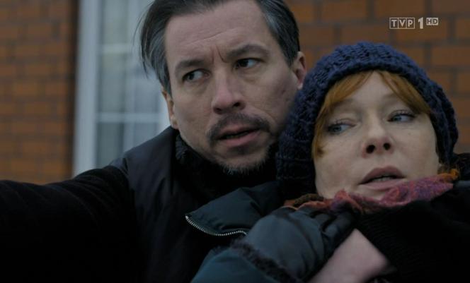 Komisarz Alex 16 odc. 197. Lucyna (Magdalena Walach), zabójca (Mirosław Haniszewski)