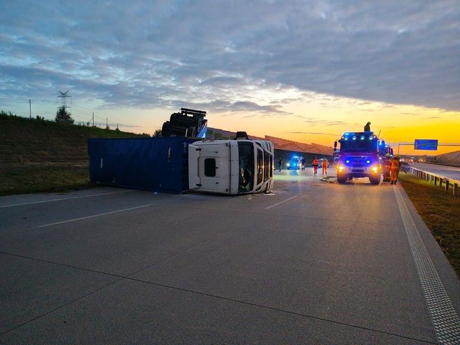 Ciężarówka na A1