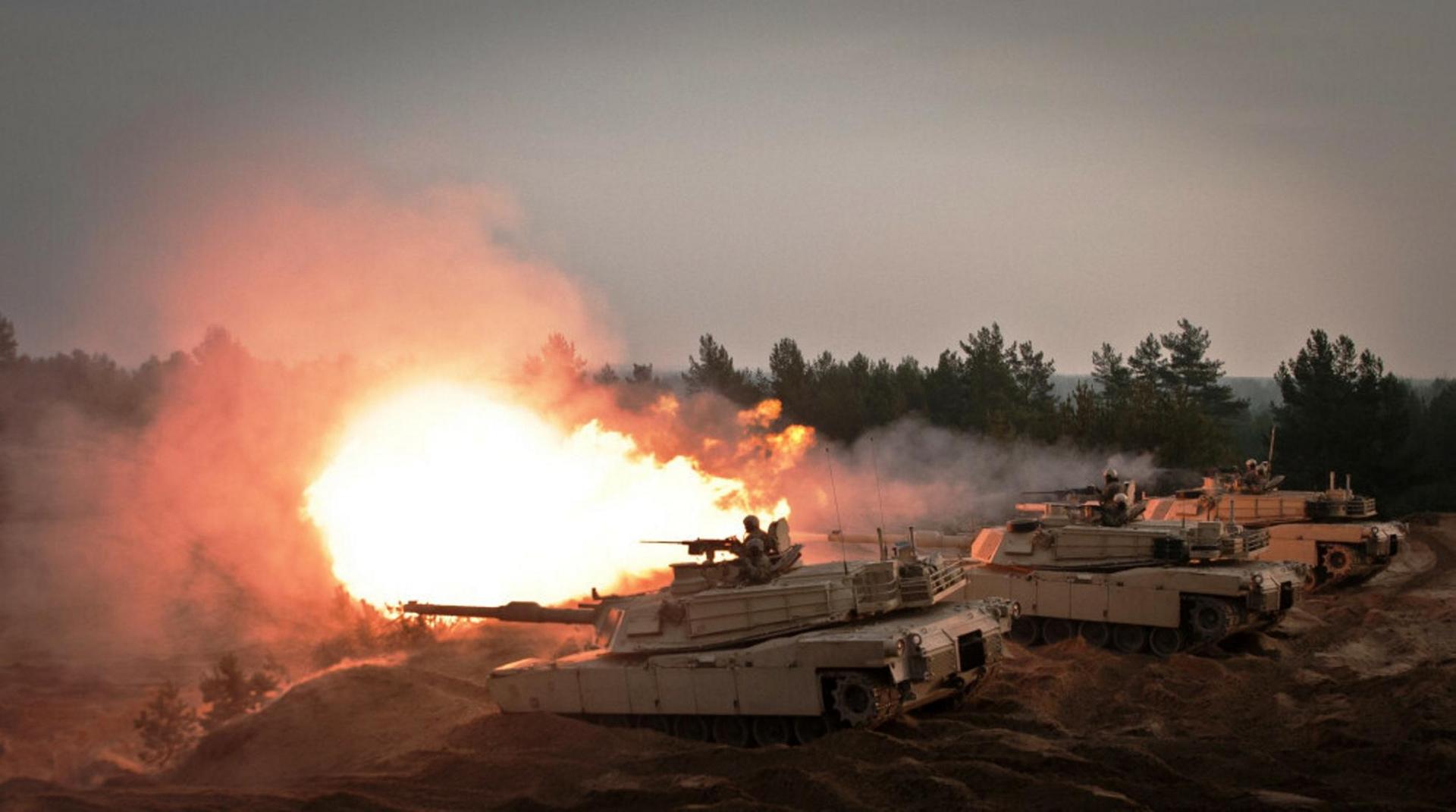 Czołgi Abrams na Ukrainie 