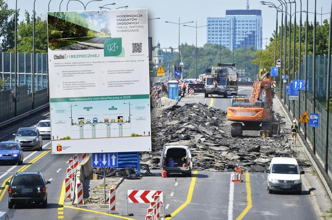 Frustracja kierowców nie ma końca! Przebudowa utrudnia życie mieszkańcom. Tak się jeździ Trasą Łazienkowską!