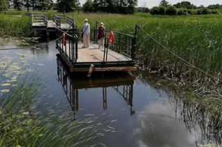 Kładka Waniewo–Śliwno z platformą widokową