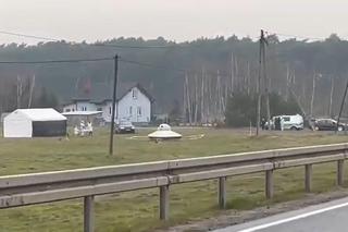 UFO wylądowało na DK 25 pod Bydgoszczą! Ludzie wezwali policję