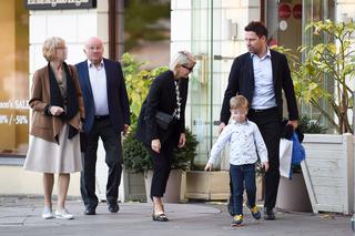 Niedzielny spacer Małgosi Kożuchowskiej z rodziną