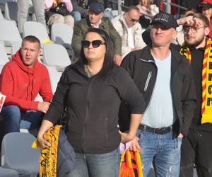 Korona Kielce - Lech Poznań. Zdjęcia kibiców na Exbud Arenie