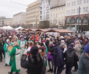 Kiermasz i inscenizacja na Placu Wolności z okazji Kaziuka Wileńskiego