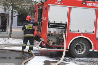 Pożar warsztatu samochodowego przy ul Racławickiej