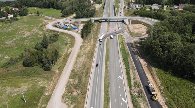 S16 Borki Wielkie Mrągowo jest przedłużeniem dwujezdniowej trasy pomiędzy Biskupcem a Borkami