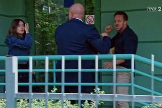 Barwy szczęścia, odcinek 1921. Gustaw Poleski (Sławomir Sidwa), Sebastian (Kacper Krupski), Natalia (Maria Dejmek)