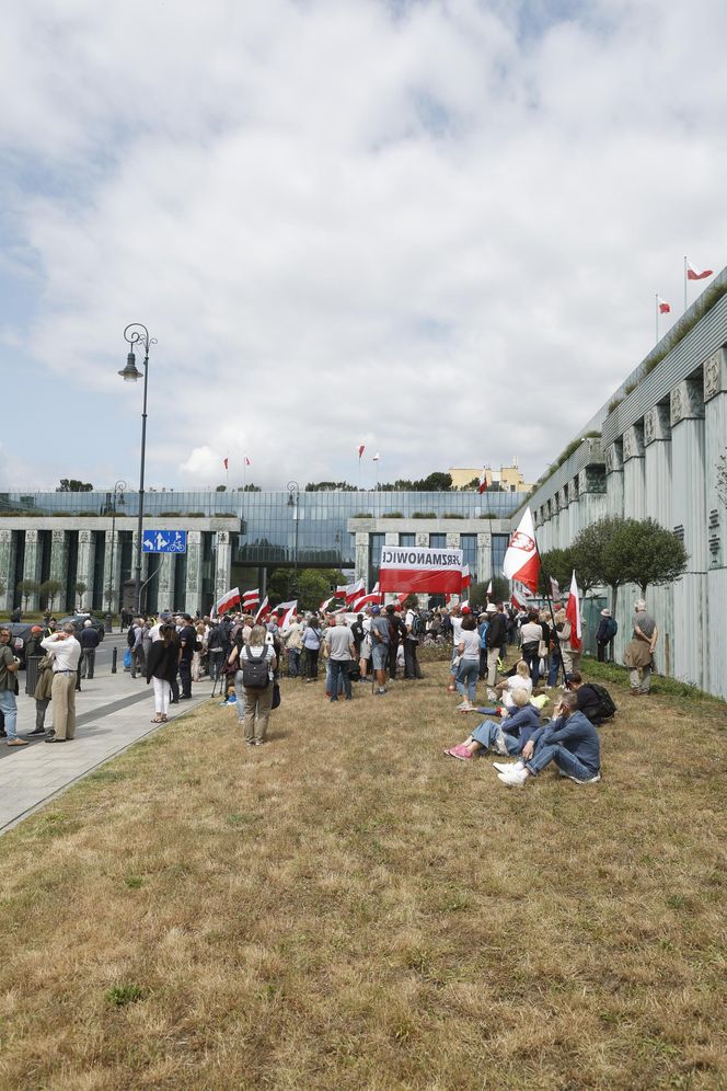 Protesty przed Sądem Najwyższym
