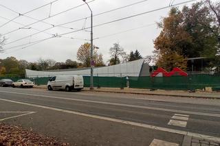 Budowa fontanny na ul. Niemierzyńskiej - listopad 2020