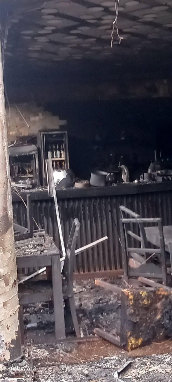 Pożar restauracji Imperium w Piekarach Śląskich