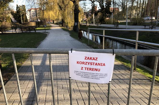 Szczecinecki park zamknięty i pod specjalnym nadzorem