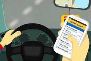 Nie (przy)dzwoń za kierownicą! Używanie telefonu w trakcie jazdy zagraża życiu