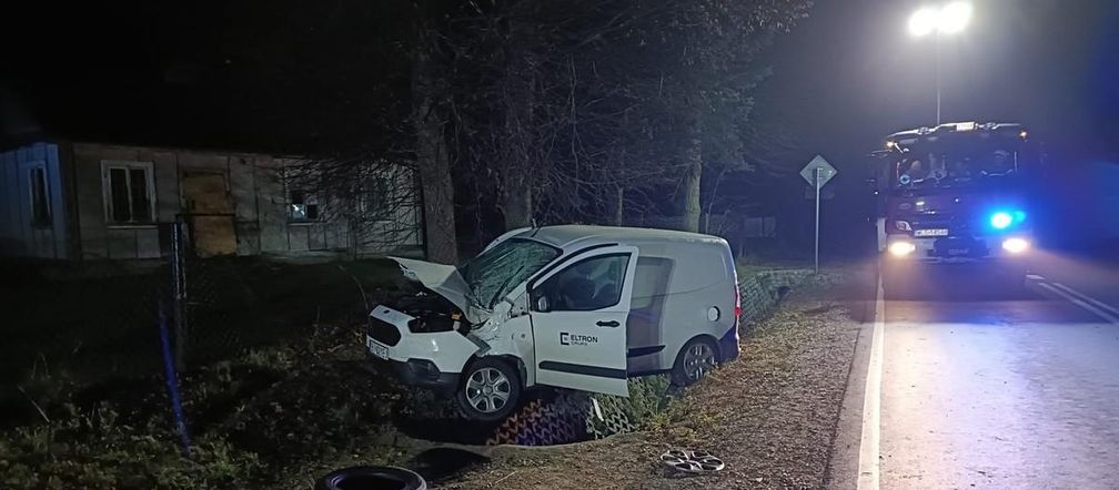 Pijany kierowca bez uprawnień doprowadził do czołowego zderzenia