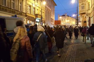 Protest na ul. Gdańskiej w Bydgoszczy