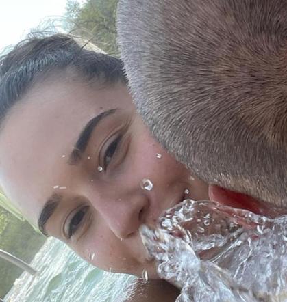 Marcelina Ziątek rozbawiona zachowaniem ukochanego