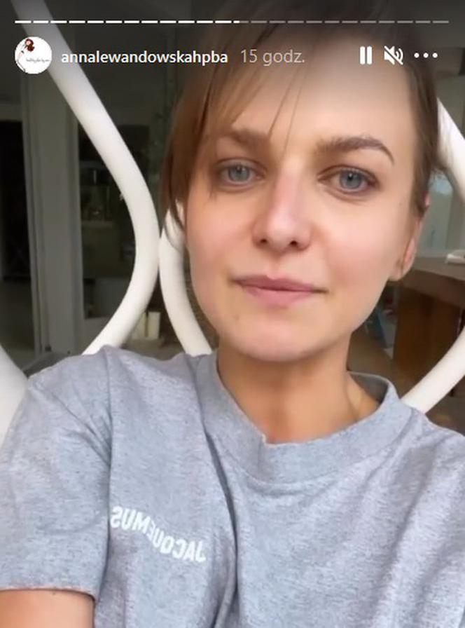 Anna Lewandowska pokazała zmęczoną twarz z bliska