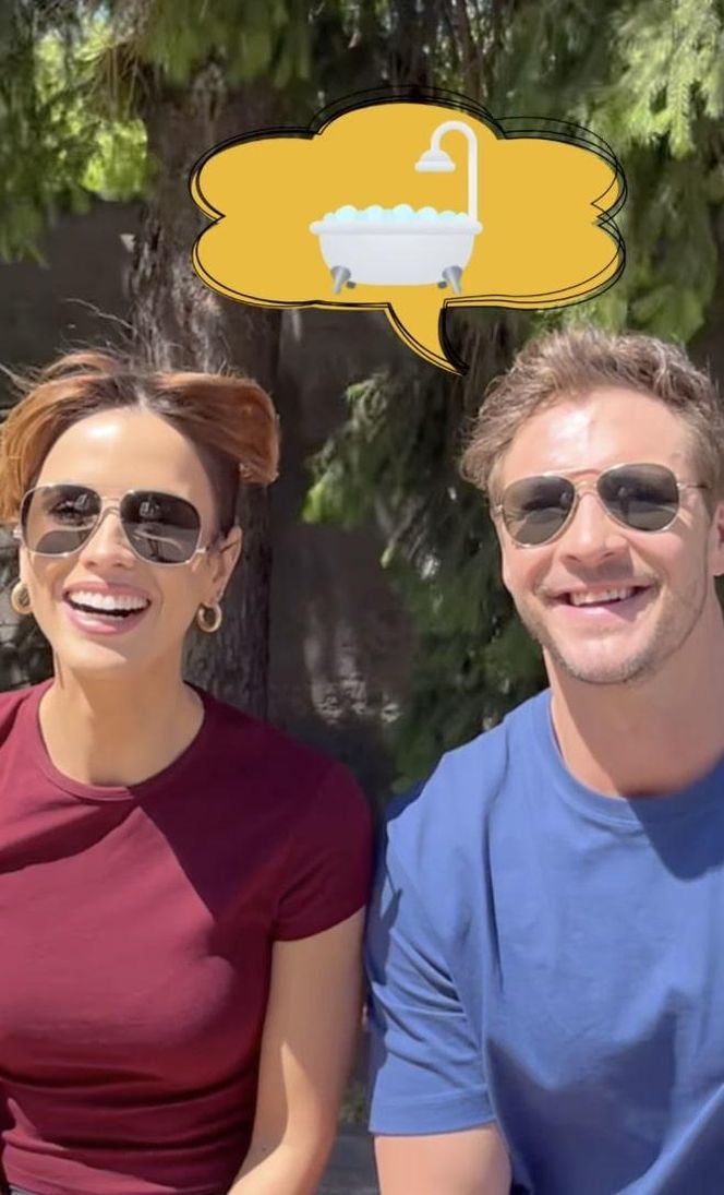 M jak miłość. Kama (Michalina Sosna), Marcin (Mikołaj Roznerski)