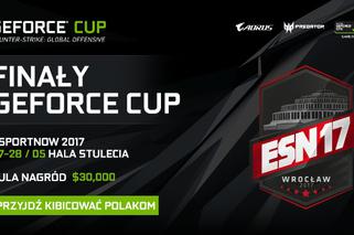 Wielki finał turnieju NVIDIA GEFORCE CUP 2017 - przyjdź i kibicuj Polakom