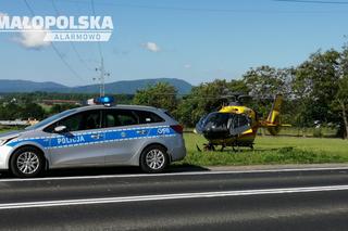 Czołowe zderzenie w Andrychowie. Sześć osób zostało poszkodowanych