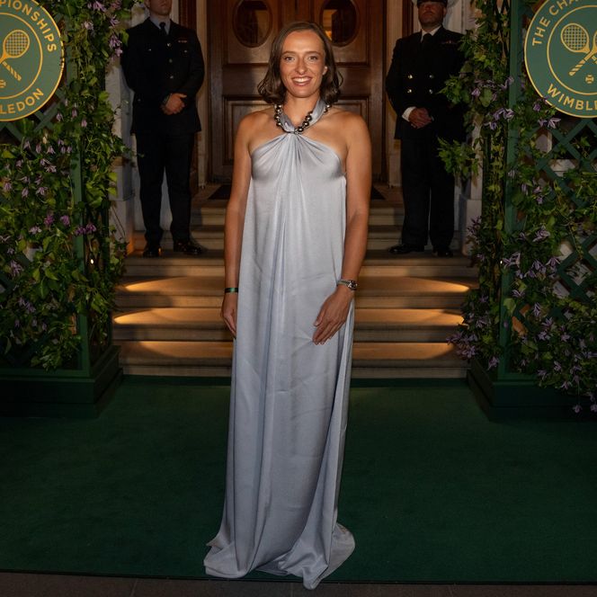 Iga Świątek bawiła się na Kolacji Mistrzów Wimbledonu