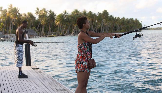 Dwight Howard łowi ryby na Bora Bora