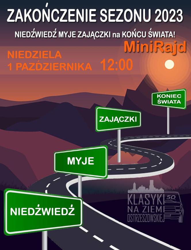 Ostrzeszów. Wyjątkowy rajd zabytkowych pojazdów 