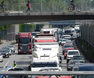 Ostatnie Pokolenie znowu to zrobiło! Przykleili się do asfaltu na trasie S8