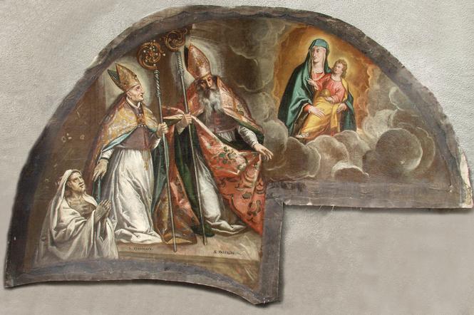 Tomasz Dolabella - Św. Stanisław Biskup i św. Walery adorujący Matkę Boską z Dzieciątkiem