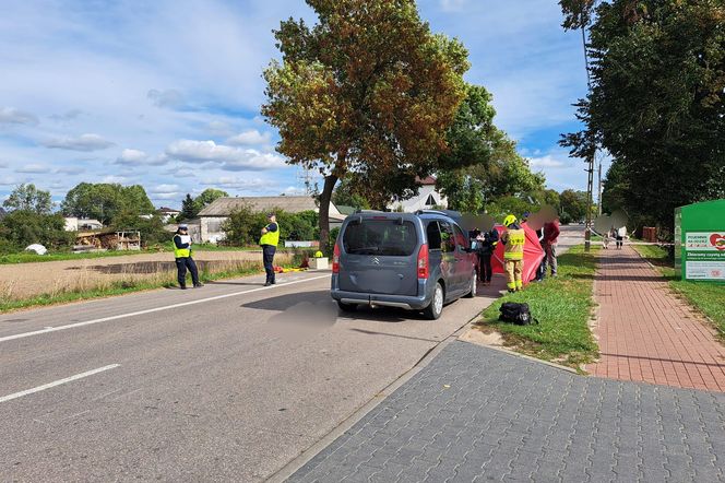 Motocyklista zginął w wypadku w Jabłonnie Lackiej