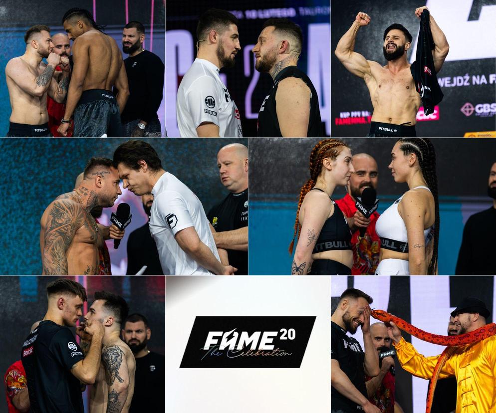 Fame MMA 20 LIVE - RELACJA ONLINE 10.02.2024, WYNIKI NA ŻYWO, WALKI, SKRÓTY WIDEO