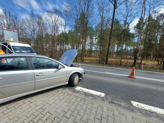 Pod Lubienią dachowało auto osobowe. Jedna osoba poszkodowana