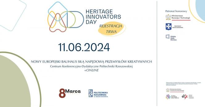 Heritage Innovators Day wizytówka wydarzenia