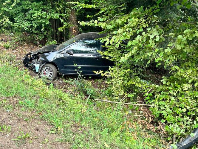 Kolizja na trasie Starachowice - Dziurów