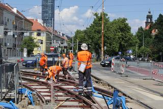 Remont torowiska we Wrocławiu. Duże zmiany w kursowaniu tramwajów